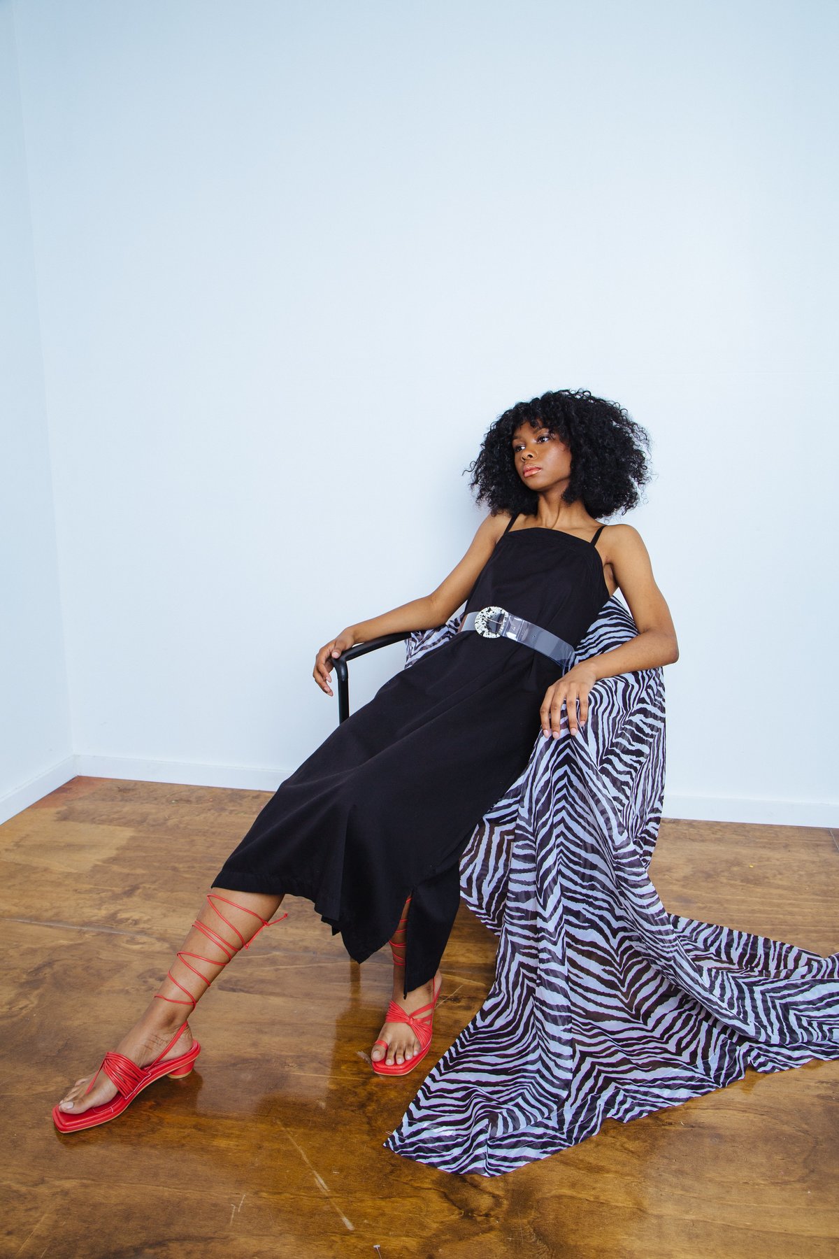 ali golden square dress Ali Golden Square Dress - black