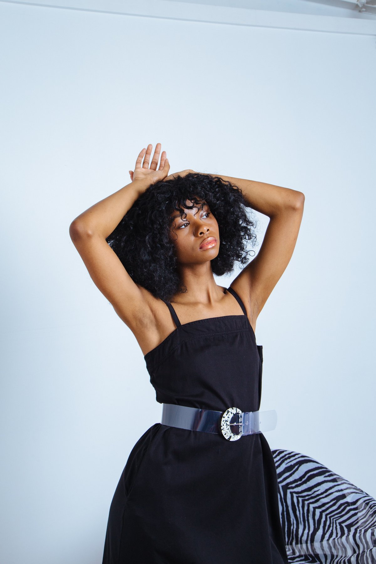 ali golden square dress Ali Golden Square Dress - black
