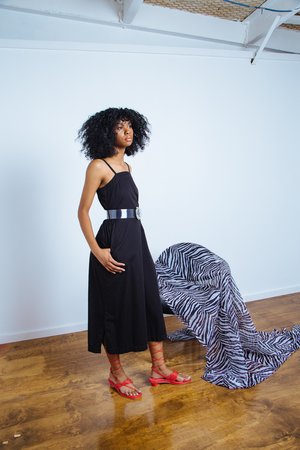 Ali Golden Square Dress - black Ali Golden Square Dress - black