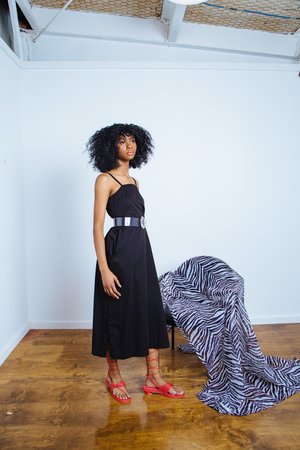 Ali Golden Square Dress - black Ali Golden Square Dress - black