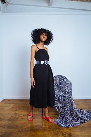 Ali Golden Square Dress - black Ali Golden Square Dress - black
