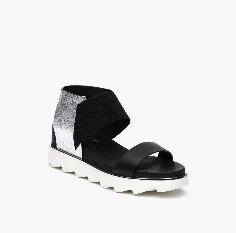 United Nude Rico Sandal | Silver Black | Garmentory 