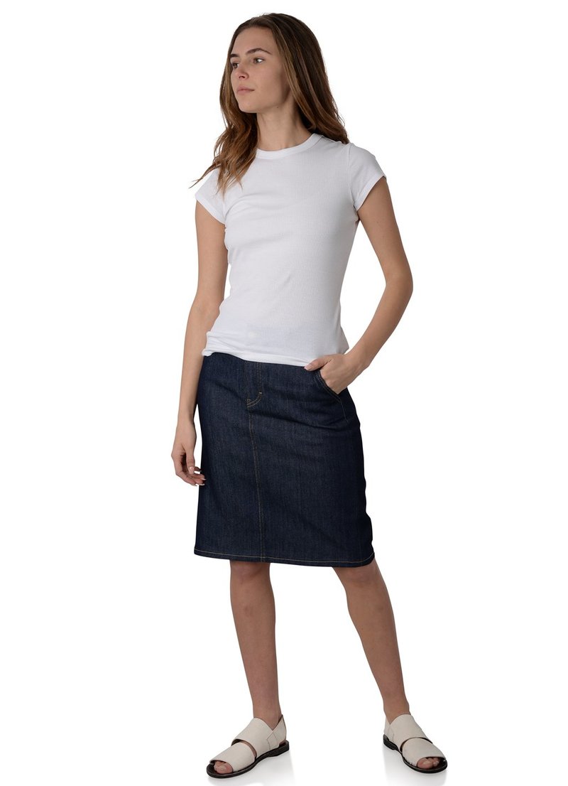 Skirt soor Denim skirt ploomfilipa 5y K SKIRT - dark Midi denim