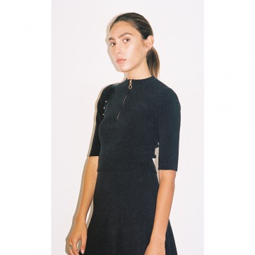 Pari Desai Fiona Flared Skirt Black Pari Desai Fiona Flared Skirt Black
