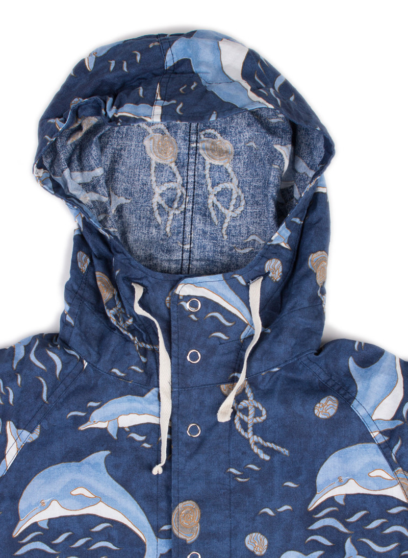 Lt Parka Navy Dolphin Print | Garmentory