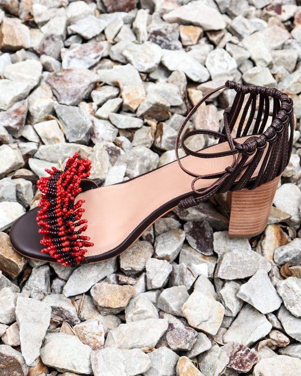 Ulla Johnson AMIRA HEEL - Crimson Ulla Johnson AMIRA HEEL - Crimson