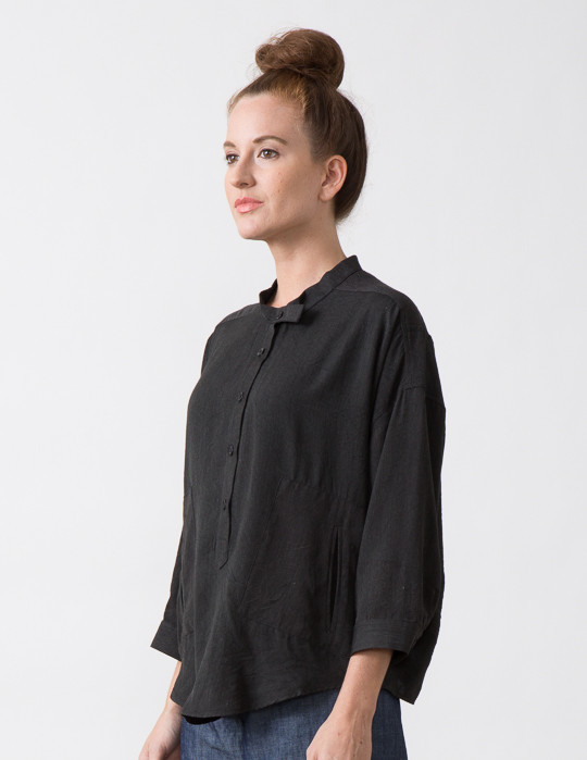 SBJ Austin Isabel Top in Charcoal SBJ Austin Isabel Top in Charcoal