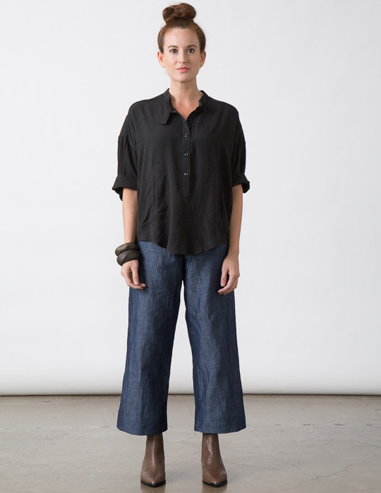SBJ Austin Isabel Top in Charcoal SBJ Austin Isabel Top in Charcoal