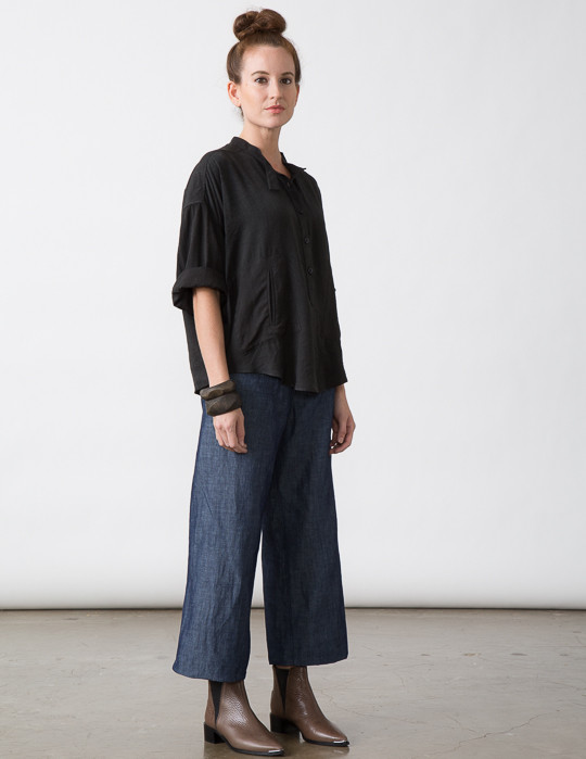 SBJ Austin Isabel Top in Charcoal SBJ Austin Isabel Top in Charcoal