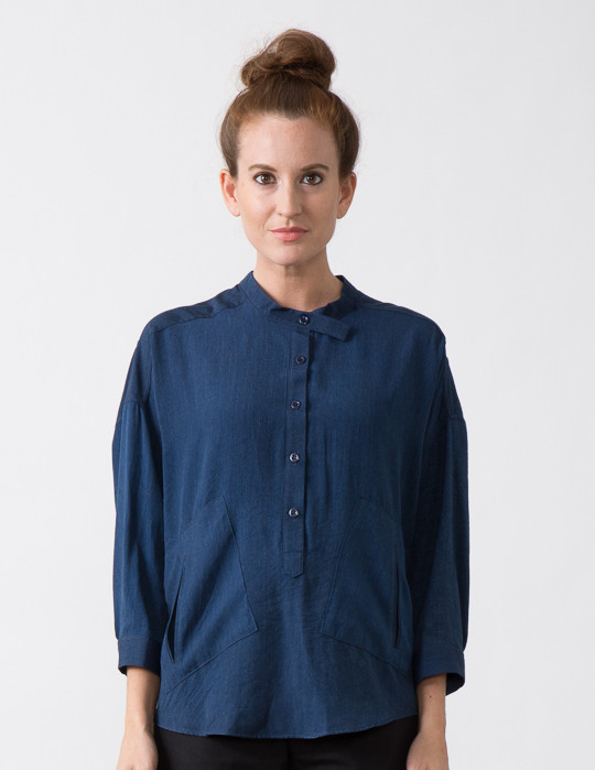 SBJ Austin Isabel Top in Navy SBJ Austin Isabel Top in Navy