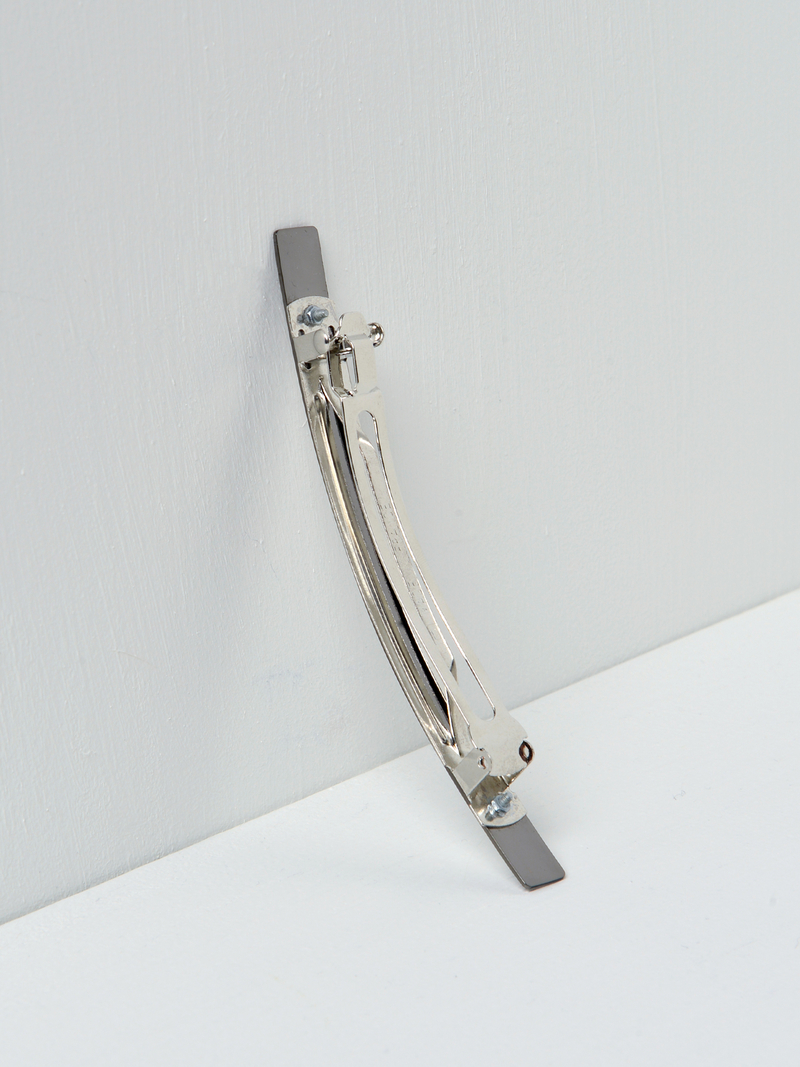 Sylvain le Hen Barrette 021 XL - Argent Noir / Black Silver