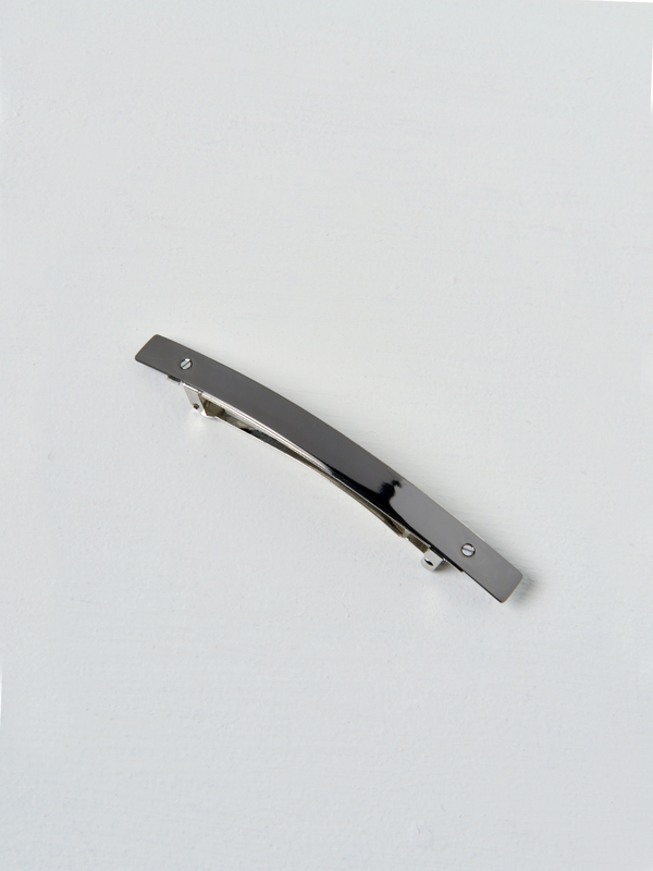 Sylvain le Hen Barrette 021 XL - Argent Noir / Black Silver Sylvain le Hen Barrette 021 XL - Argent Noir / Black Silver