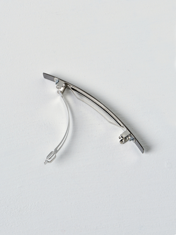 Sylvain le Hen Barrette 021 XL - Argent Noir / Black Silver Sylvain le Hen Barrette 021 XL - Argent Noir / Black Silver