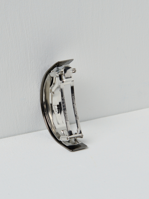 Sylvain le Hen Barrette 046 - Argent Noir / Black Silver Sylvain le Hen Barrette 046 - Argent Noir / Black Silver