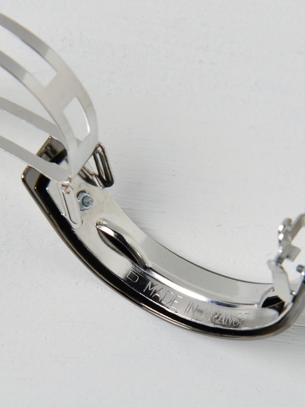Sylvain le Hen Barrette 046 - Argent Noir / Black Silver Sylvain le Hen Barrette 046 - Argent Noir / Black Silver