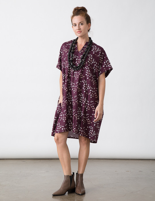 SBJ Austin Mary Dress in Bird Print SBJ Austin Mary Dress in Bird Print