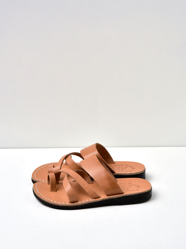 Jerusalem Sandals THE GOOD SHEPHERD SANDAL - TAN | Garmentory display picture 1