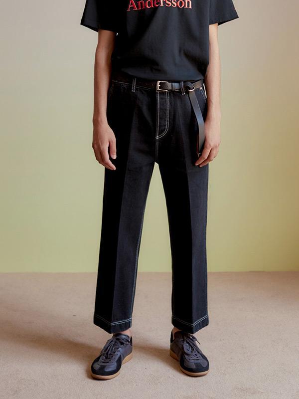 Andersson Bell Stich Denim Cropped Trousers Andersson Bell Stich Denim Cropped Trousers