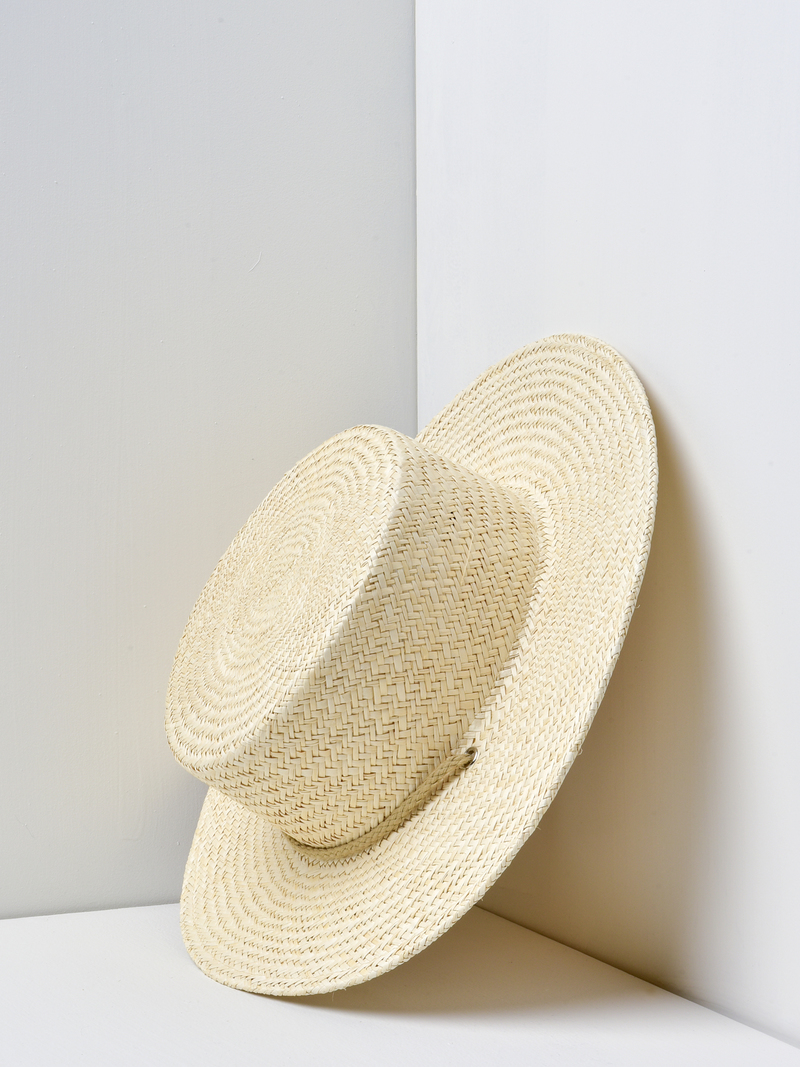 NEW! Lack of Color the Wanderer Boater straw Lack Of Color Wanderer Boater Hat – Saint Bernard main image 3