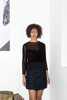 Bodega Thirteen CASEY SKIRT - black/blue - Thumbnail 1