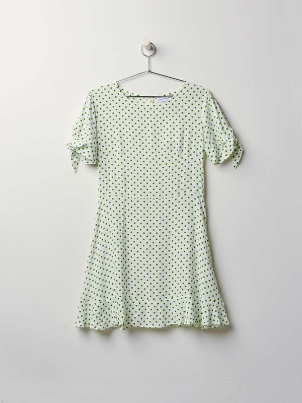 slim fit dress slacks La Belle Mini Dress (Green Lou Floral Print) main image 1