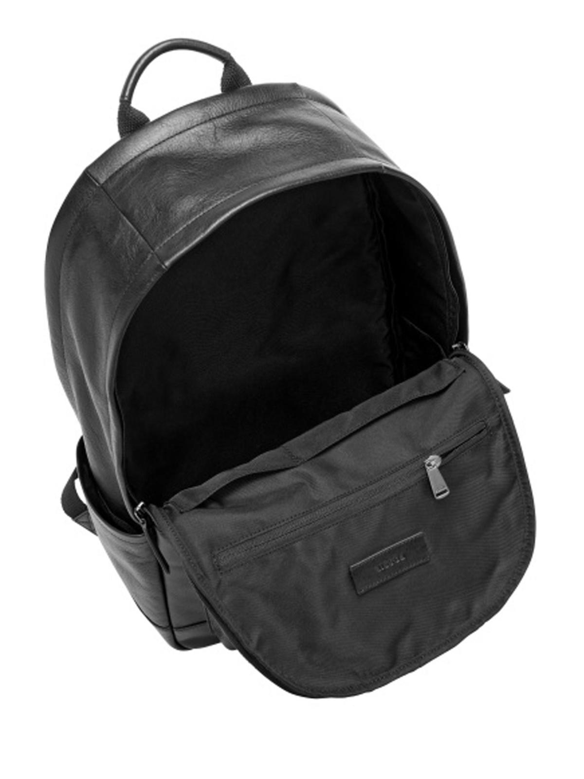 asos design leather harvard backpack SMOOTH COW LEATHER/NY0 SYSTEM this Armani Exchange bag is a versatile accessory for men asos design leather harvard backpack