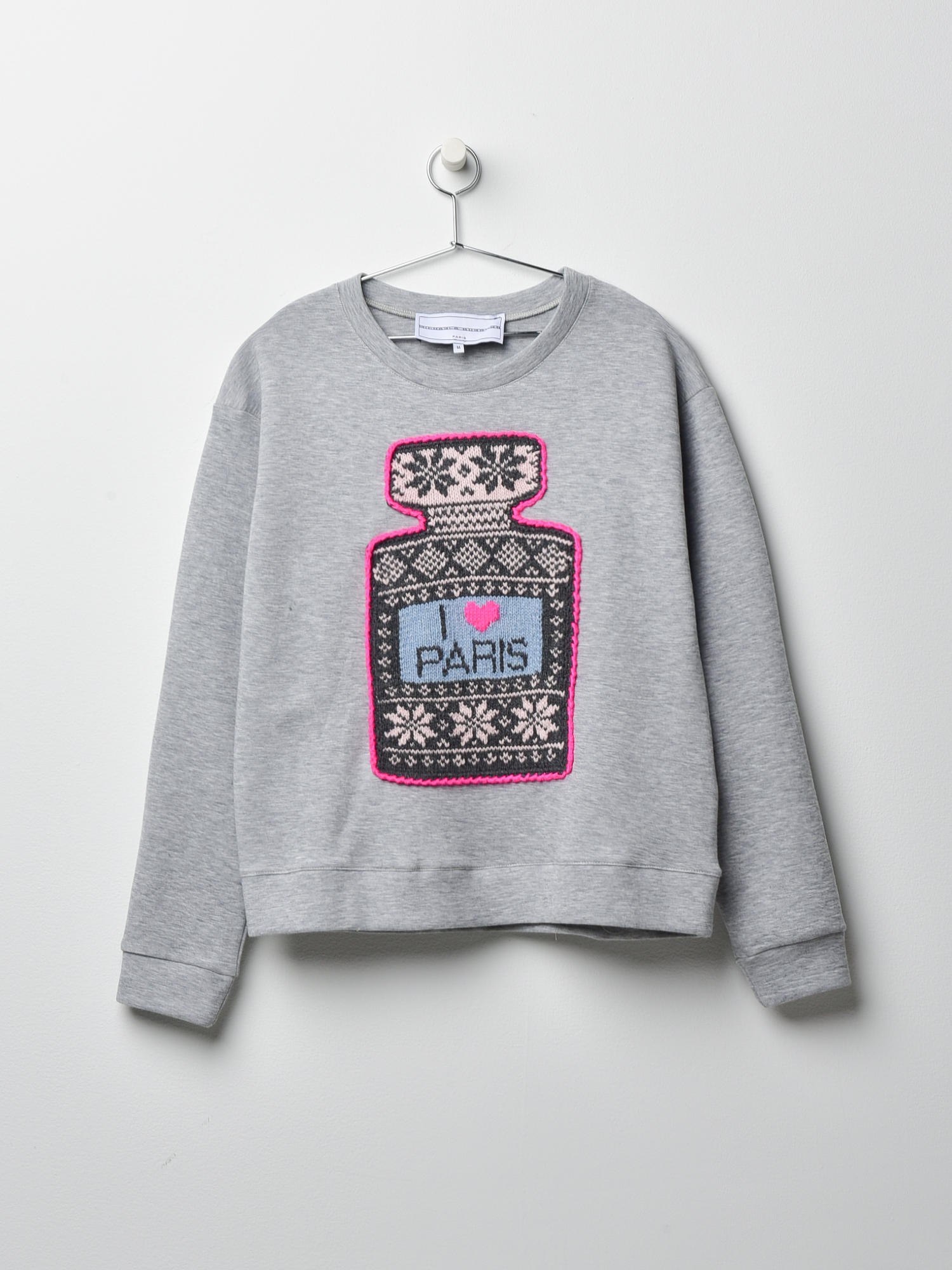 激安挑戦！！ SWEATSHIRT PARIS LOVE I BUERGER MICHAELA - Grey Light トップス