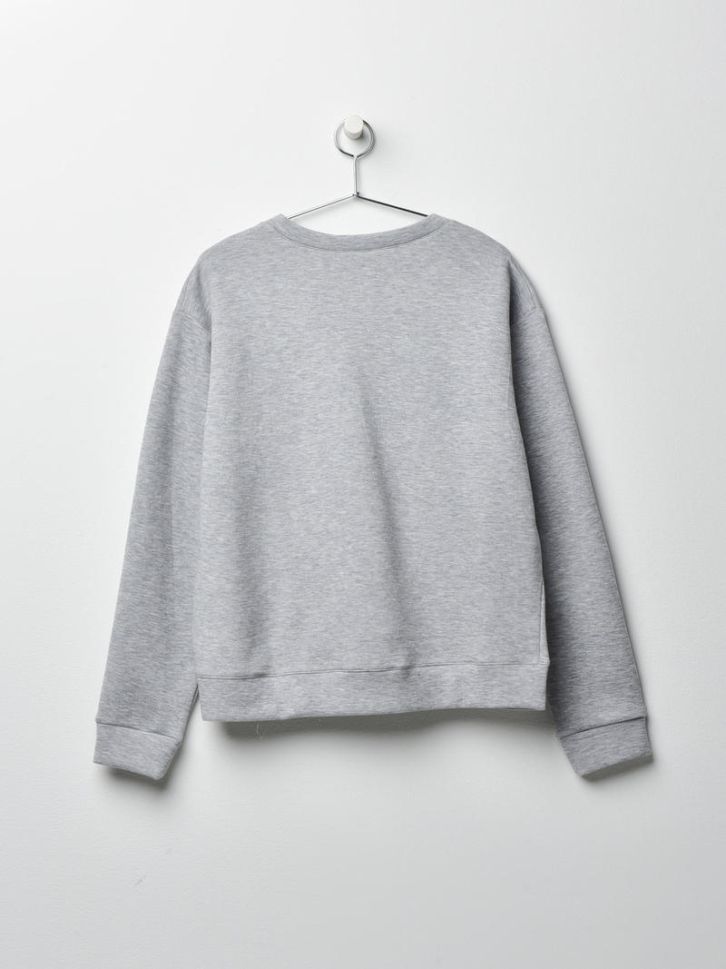 MICHAELA BUERGER I LOVE PARIS SWEATSHIRT - Light Grey