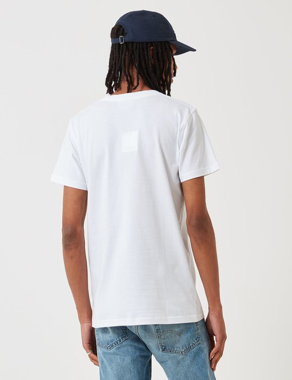 Norse Projects Niels Coordinates Logo T-Shirt - White Norse Projects Niels Coordinates Logo T-Shirt - White