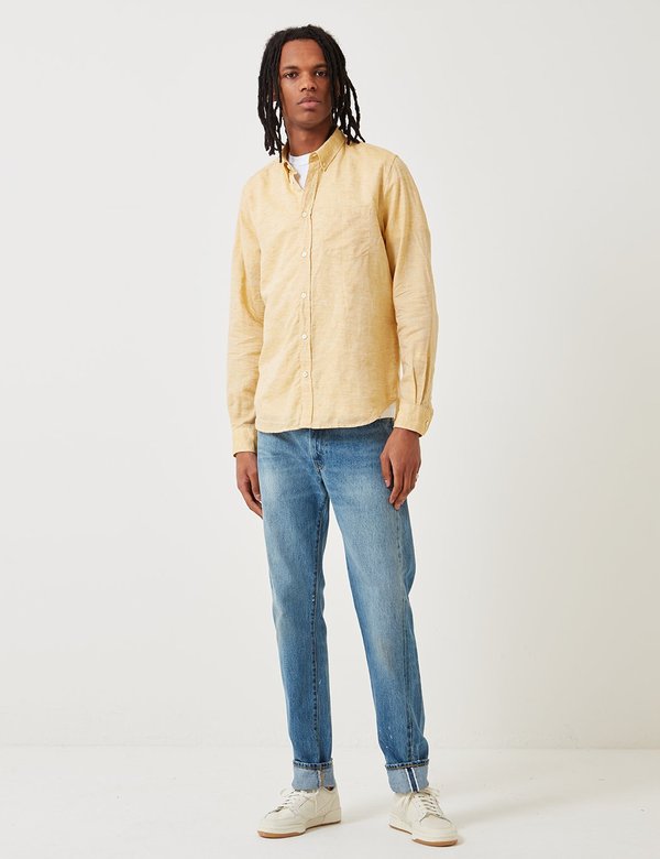Norse Projects Osvald Button Down Shirt - Sunwashed Yellow Norse Projects Osvald Button Down Shirt - Sunwashed Yellow