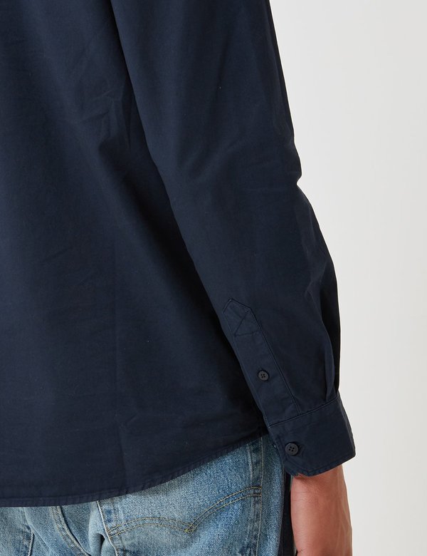 Norse Projects Villads Light Twill Overshirt - Dark Navy Blue Norse Projects Villads Light Twill Overshirt - Dark Navy Blue