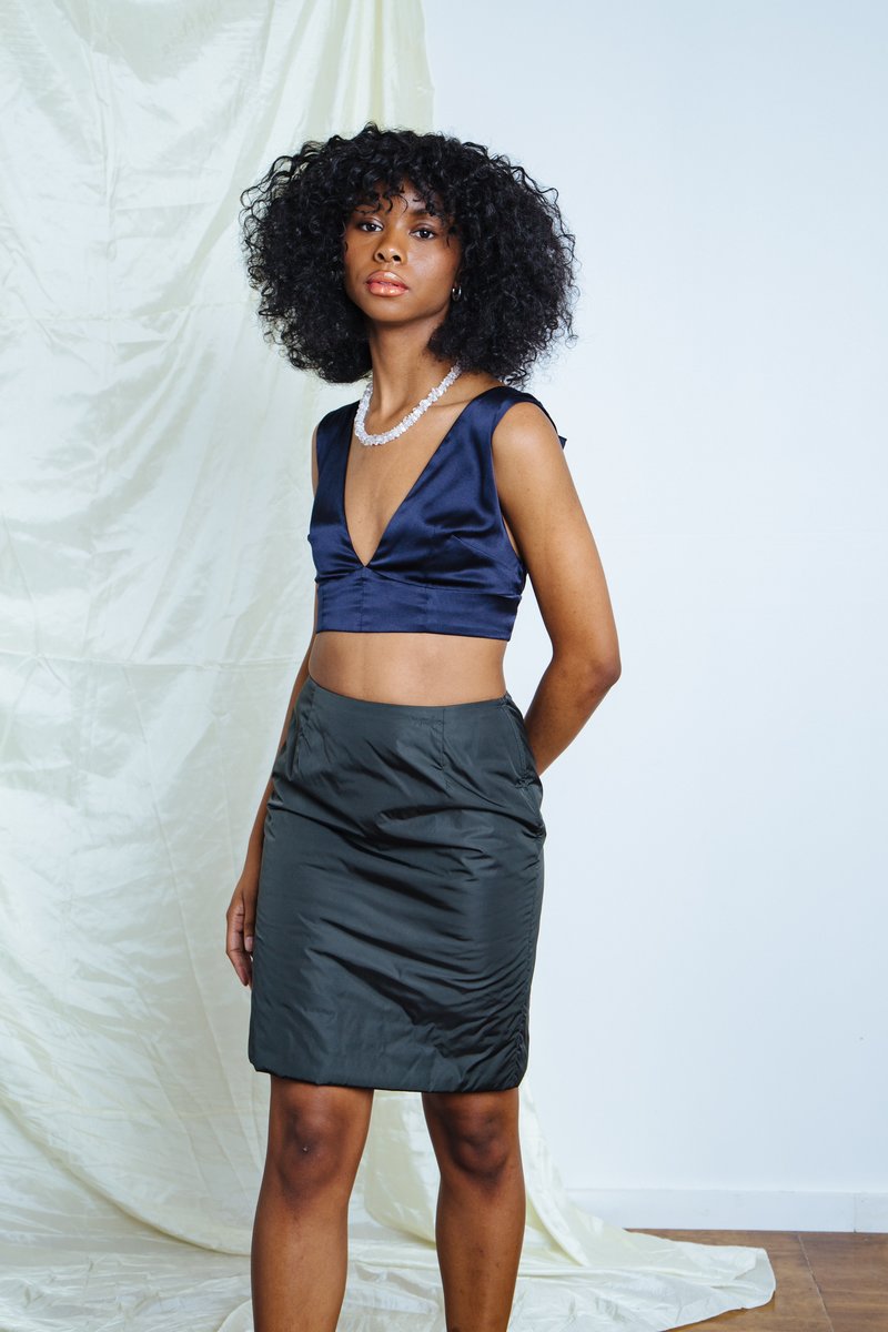 Vintage Prada Puffy Skirt | Garmentory 