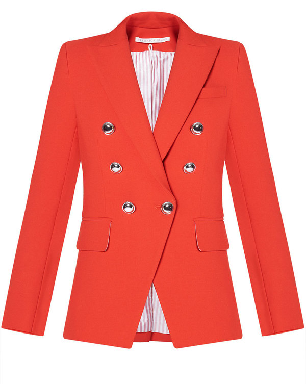 veronica beard miller jacket red