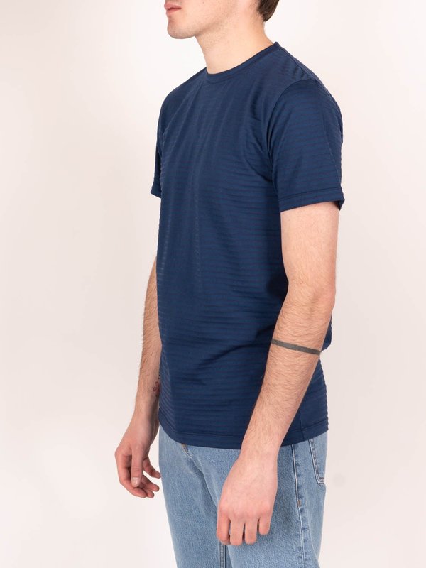Norse Projects Niels T-Shirt - Indigo Stripe Norse Projects Niels T-Shirt - Indigo Stripe