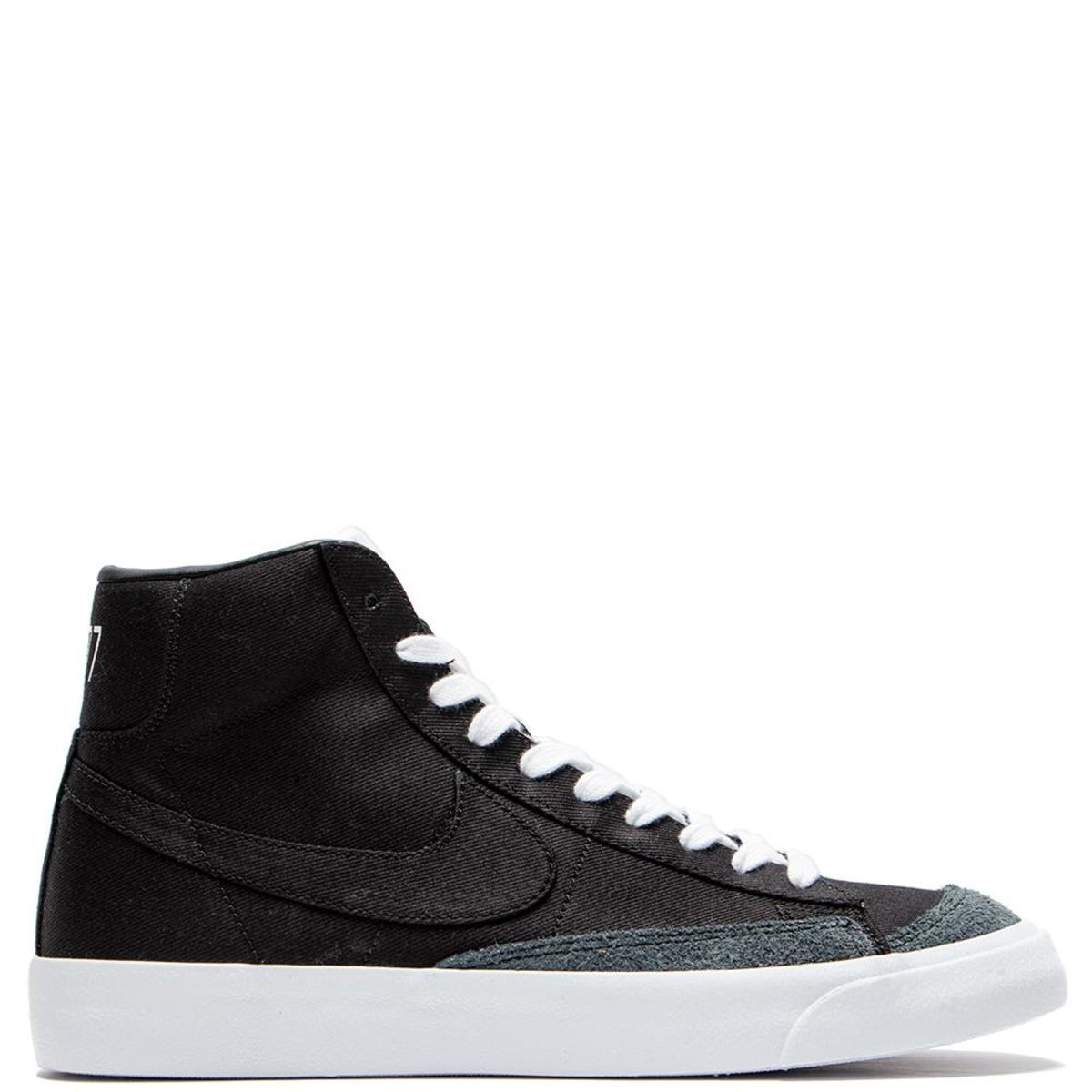 blazer mid 77 black canvas