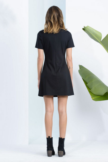LUCCA Lace-Up Shift Dress LUCCA Lace-Up Shift Dress