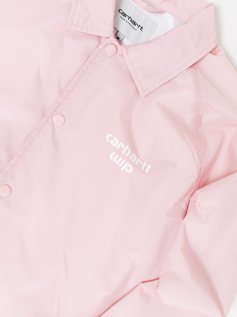 Carhartt ピンク コーチジャケット L Coach Carhartt Pink Coat • Carhartt WIP Script Coach Jacket