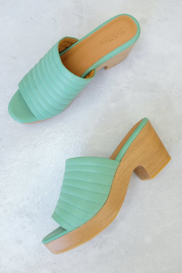 Beklina Open Toe Ribbed Clog Beklina Open Toe Ribbed Clog