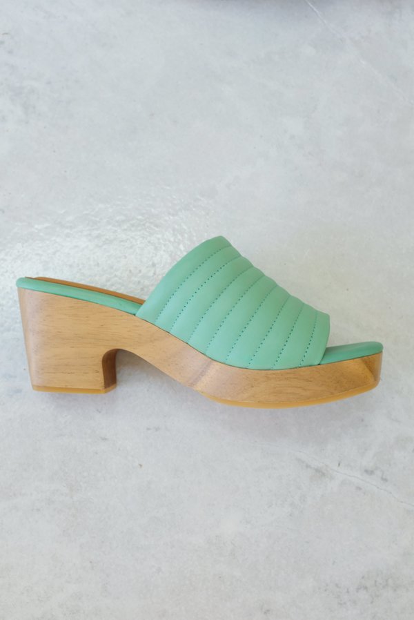 Beklina Open Toe Ribbed Clog Beklina Open Toe Ribbed Clog