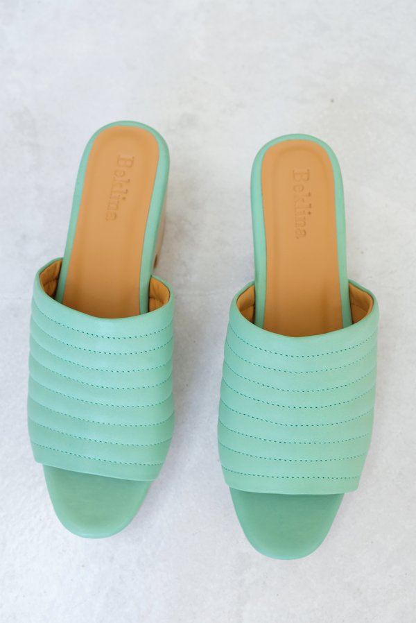 Beklina Open Toe Ribbed Clog Beklina Open Toe Ribbed Clog