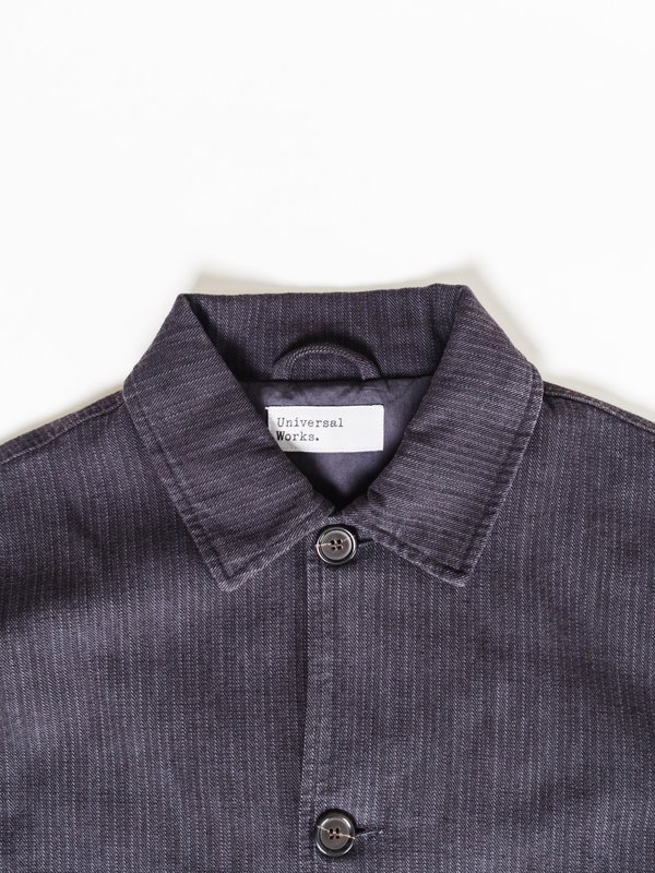 UNIVERSAL WORKS WATCHMAN JACKET - CHARCOAL UNIVERSAL WORKS WATCHMAN JACKET - CHARCOAL