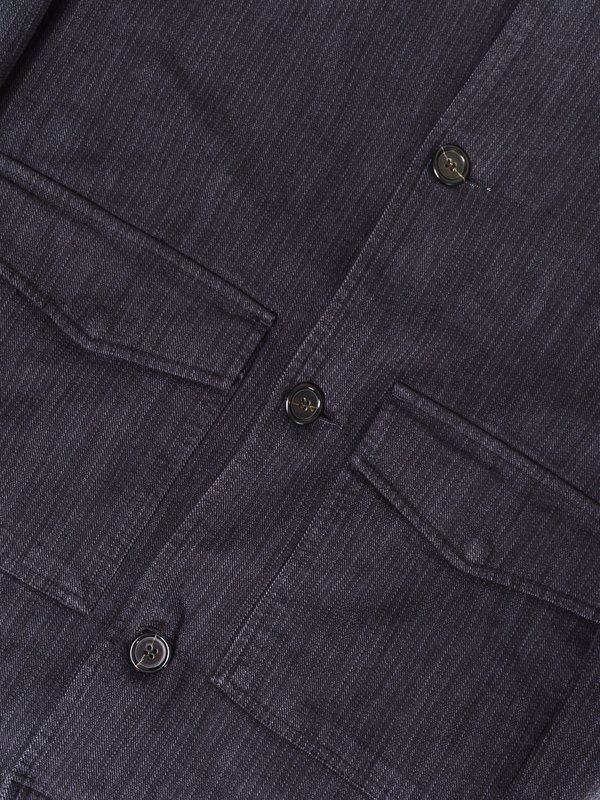 UNIVERSAL WORKS WATCHMAN JACKET - CHARCOAL UNIVERSAL WORKS WATCHMAN JACKET - CHARCOAL