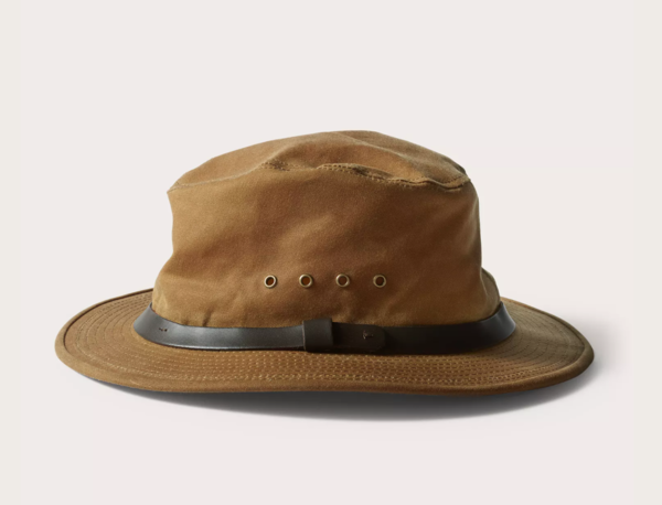 Filson Tin Cloth Packer Hat - Dark Tan Filson Tin Cloth Packer Hat - Dark Tan