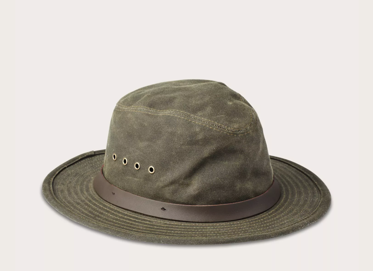 Filson Tin Cloth Packer Hat - Otter Green | Garmentory