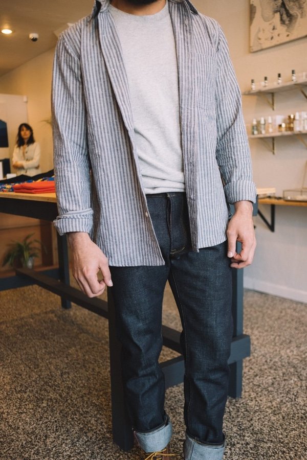 Rogue Territory Neppy Double Stripe Jumper Shirt Rogue Territory Neppy Double Stripe Jumper Shirt