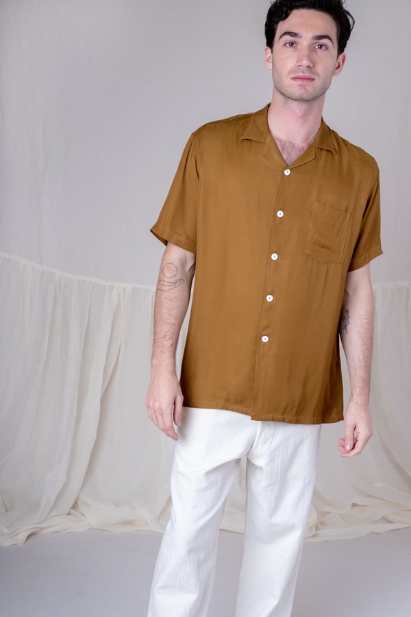 House of St. Clair CUBA SHIRT - OLIVE House of St. Clair CUBA SHIRT - OLIVE