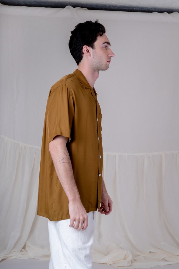 House of St. Clair CUBA SHIRT - OLIVE House of St. Clair CUBA SHIRT - OLIVE