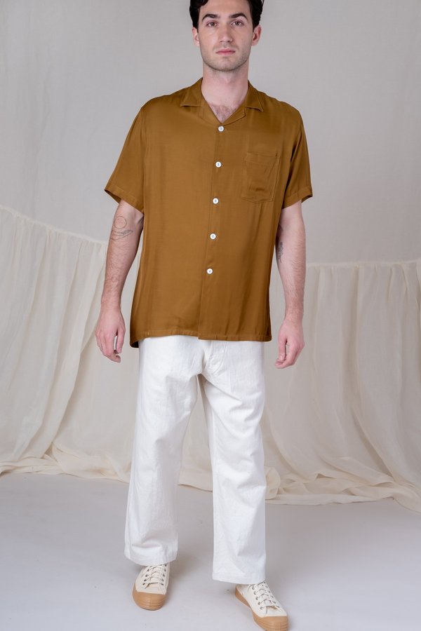 House of St. Clair CUBA SHIRT - OLIVE House of St. Clair CUBA SHIRT - OLIVE