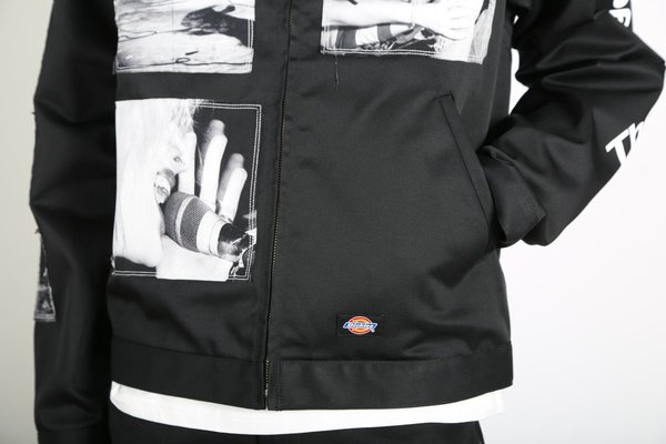 Takahiromiyashita The Soloist. Dickies Patched Eisenhower Jacket