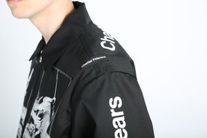 Takahiromiyashita The Soloist. Dickies Patched Eisenhower Jacket